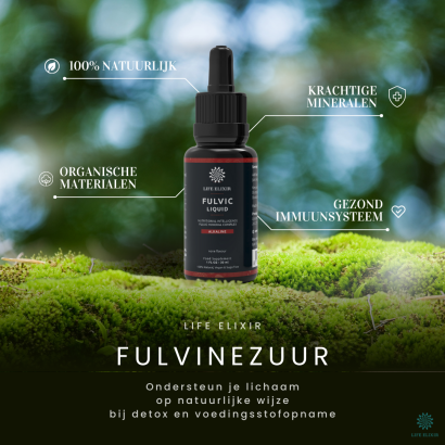 Fulvinezuur Alkaline 30 ml - Fulvinezuur kopen